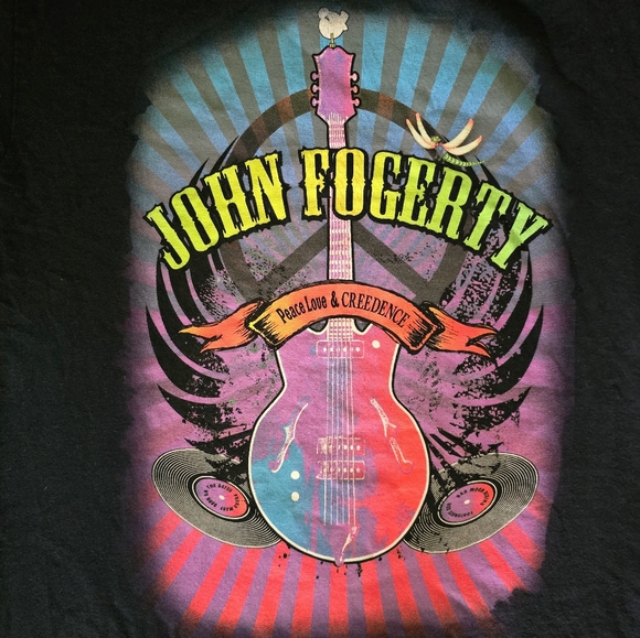 John Fogerty t-shirt. “Peace, Love and Creedence”. - Picture 5 of 10